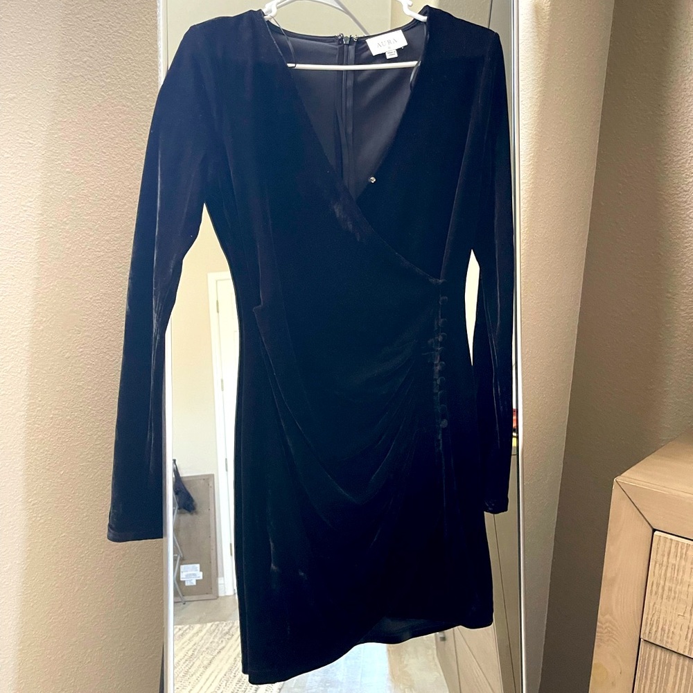 Velvety Texture Dress